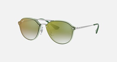 Ray-Ban　レイバン　サングラス　RJ9067SN　ブルーレンズ RB3717 Sunglasses in Gold and Blue - RB3717 | Ray-Ban® US