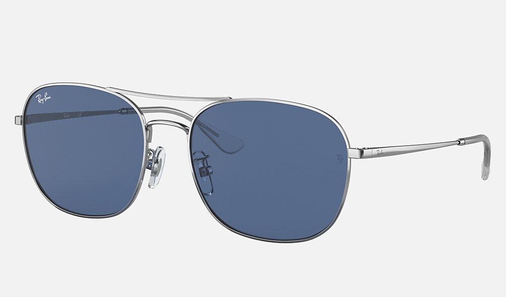 RB3613D Sunglasses in Silver and Dark Blue - RB3613D | Ray-Ban®