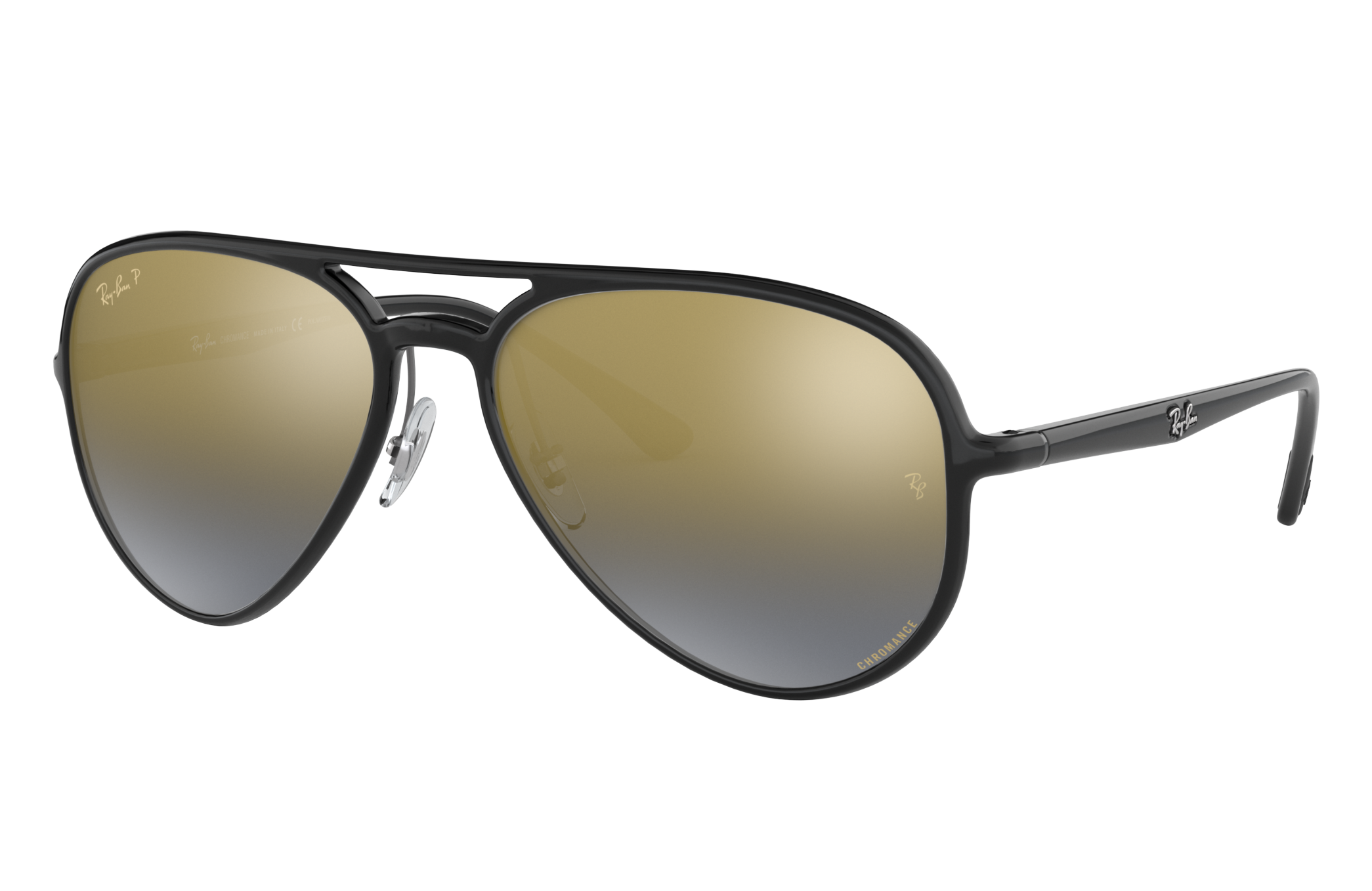 Rb4320ch Chromance Sunglasses in Black and Blue | Ray-Ban®