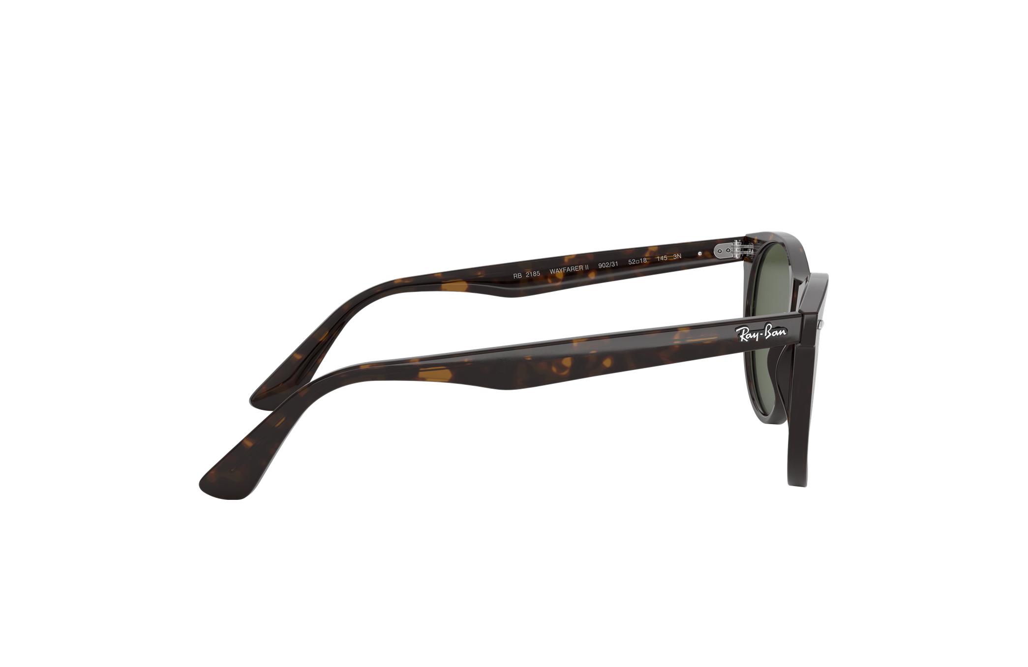 WAYFARER II CLASSIC Sunglasses in Tortoise and Green | Ray-Ban®