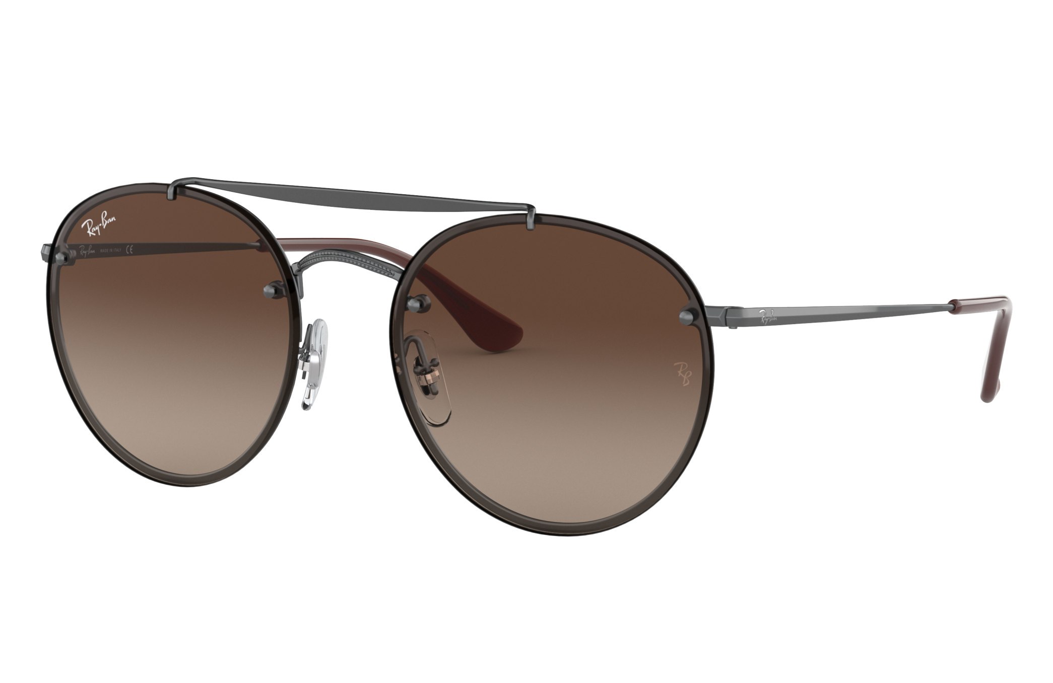 blaze round double bridge ray ban