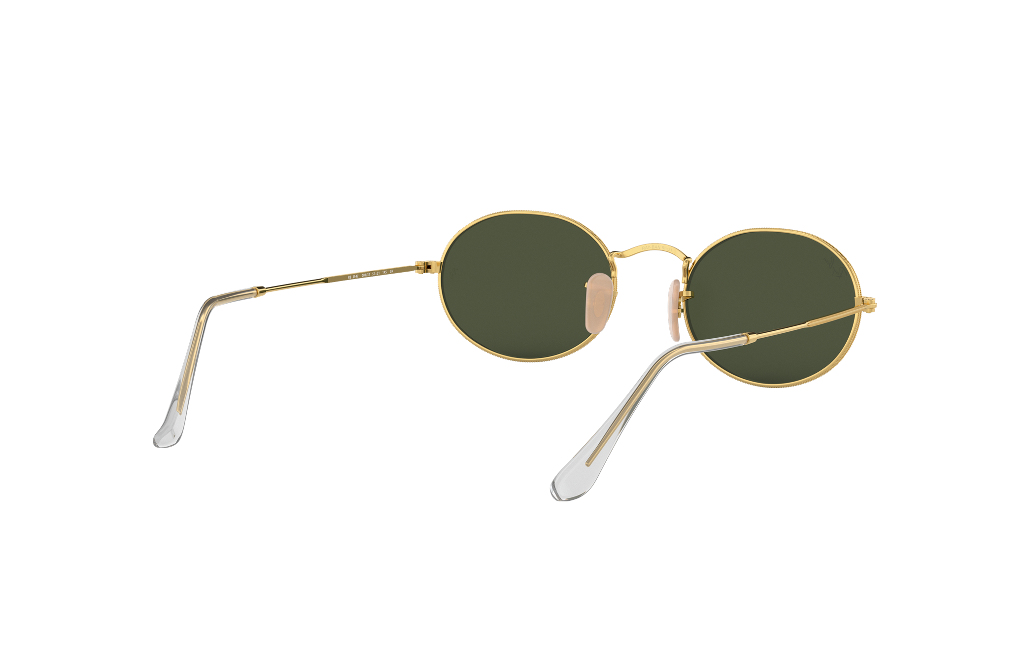 Occhiali da Sole Ovale in Oro e Verde | Ray-Ban®