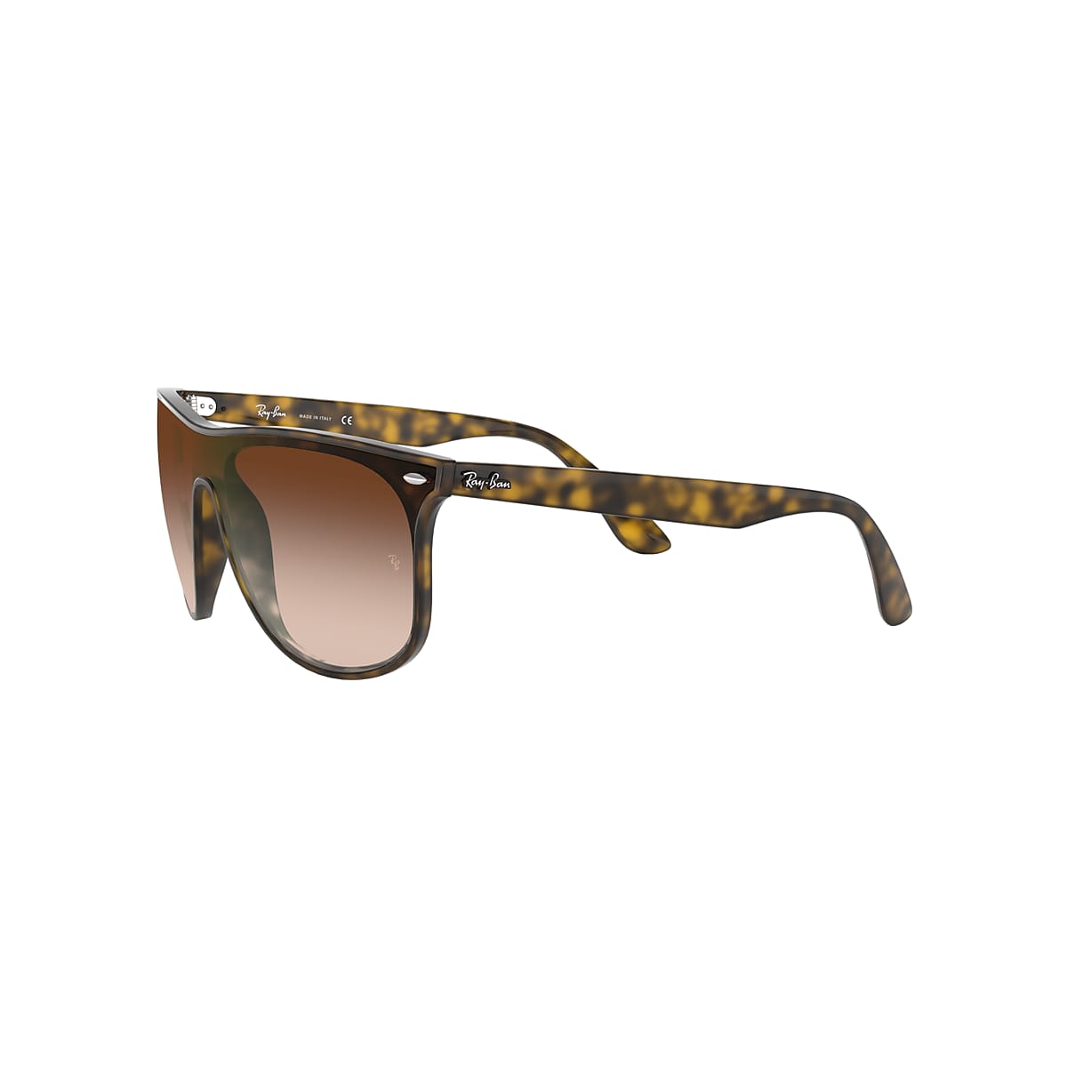 BLAZE RB4447N Sunglasses in Light Havana and Brown RB4447N Ray