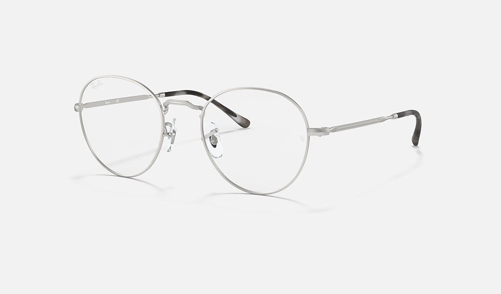 Round Metal Optics Eyeglasses with Silver Frame |