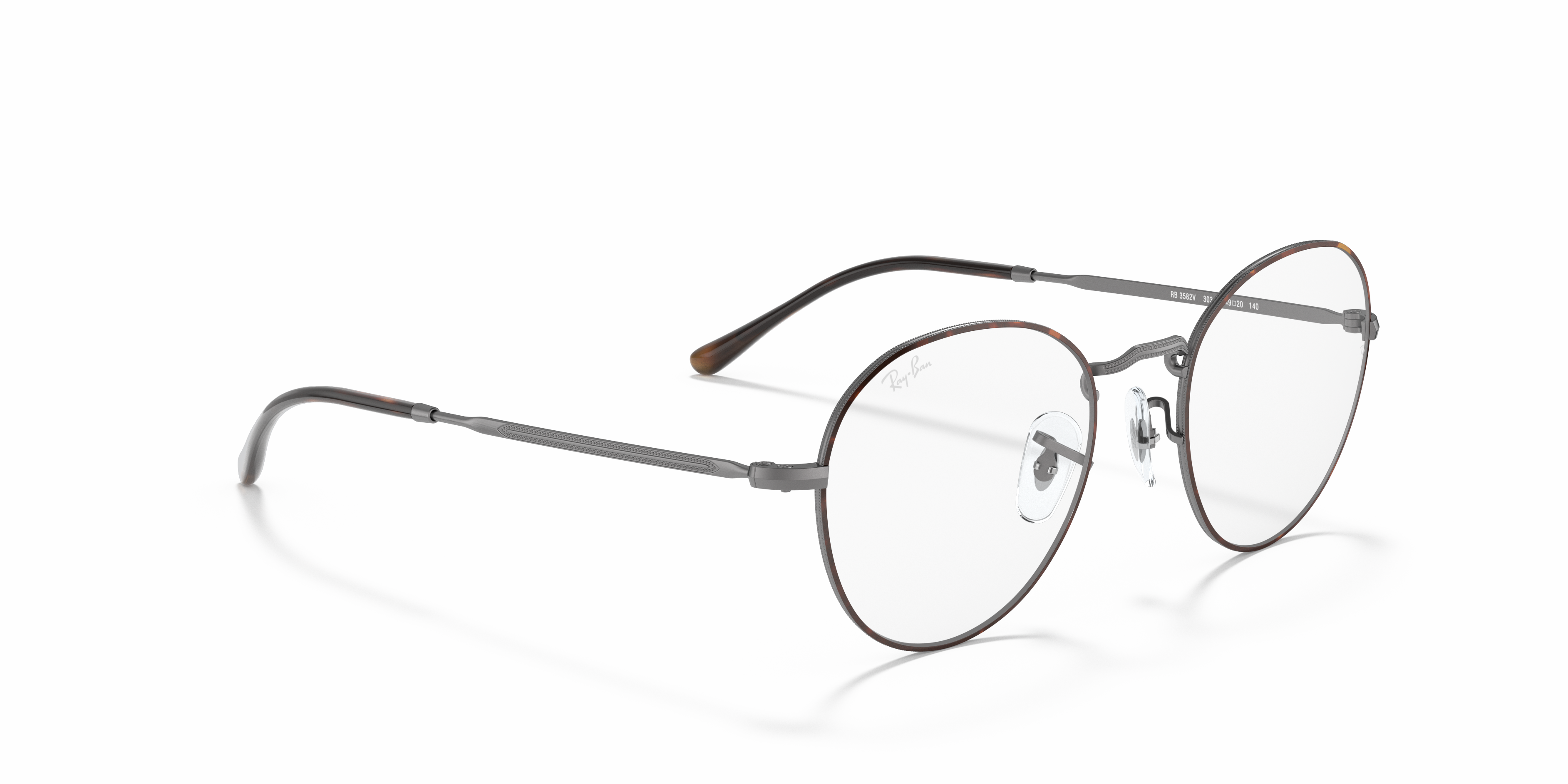 ray ban round metal optics ii