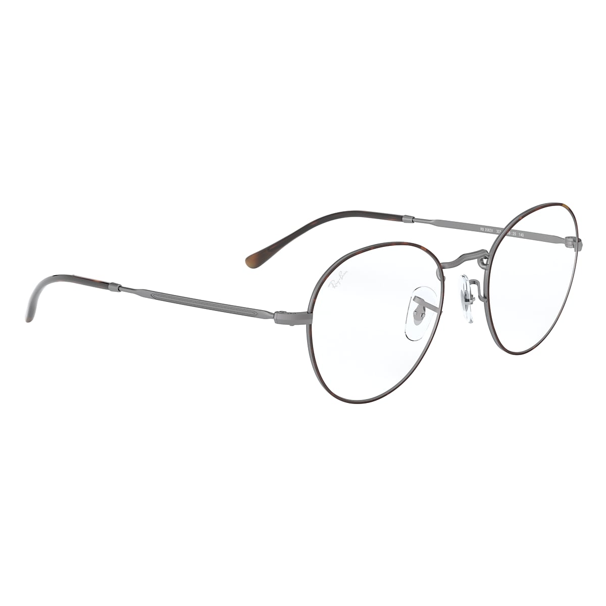 ROUND METAL OPTICS II Eyeglasses with Havana Frame - RB3582V | Ray