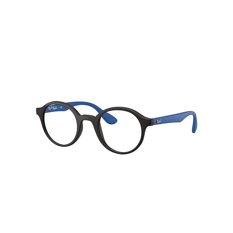 Ray-Ban Junior Rb1561 Optics Kids Eyeglasses Matte Blue Frame Clear Lenses Polarized 43-20