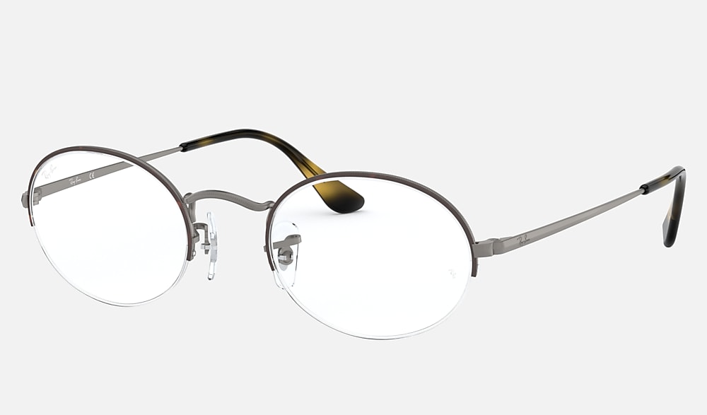 OVAL GAZE Eyeglasses with Tortoise Frame - RB6547 | Ray-Ban®