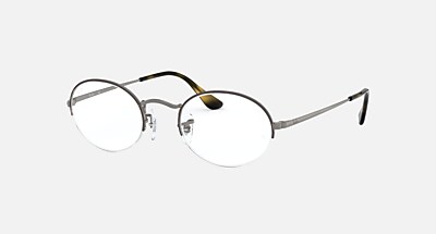 レイバン　RB6547 OVAL GAZE Eyeglasses with Silver Frame - RB6547 | Ray-Ban® ASEAN
