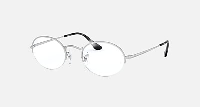 レイバン　RB6547 OVAL GAZE Eyeglasses with Silver Frame - RB6547 | Ray-Ban® ASEAN
