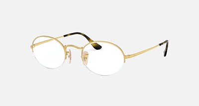 OVAL GAZE Eyeglasses with Gold Frame - RB6547 | Ray-Ban®