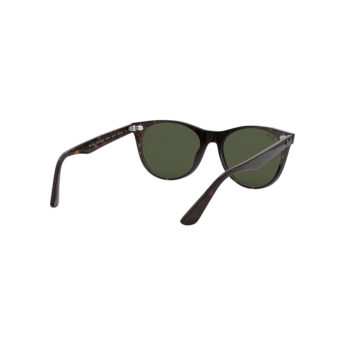 WAYFARER II CLASSIC Sunglasses in Tortoise and Green - RB2185 