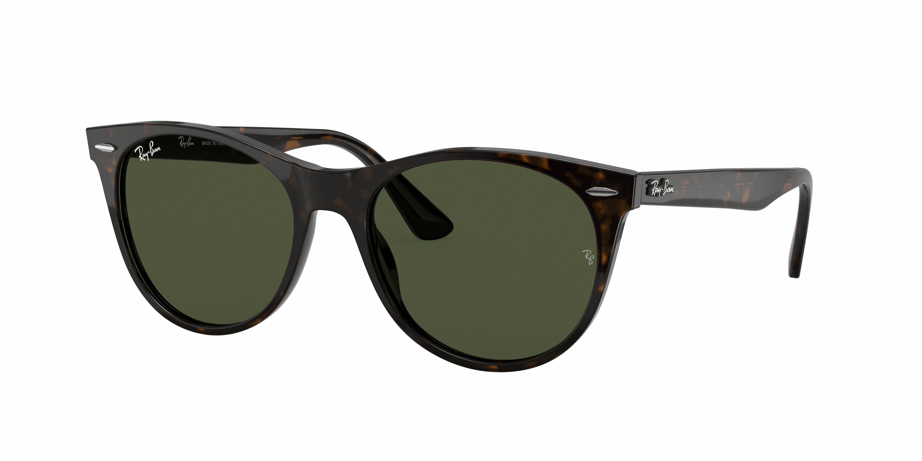 Wayfarer Ii Classic Sunglasses in Tartaruga and Verde | Ray-Ban®