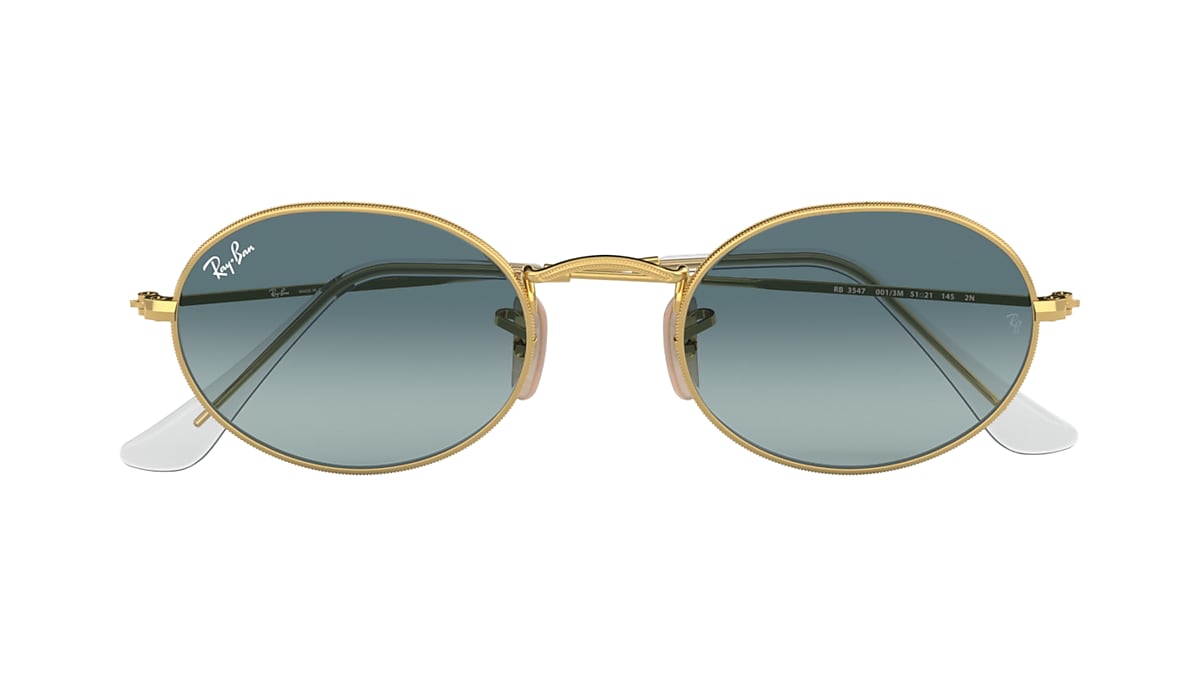 【レイバン公式ストア】 Ray-Ban® オーバル サングラス | ゴールド 