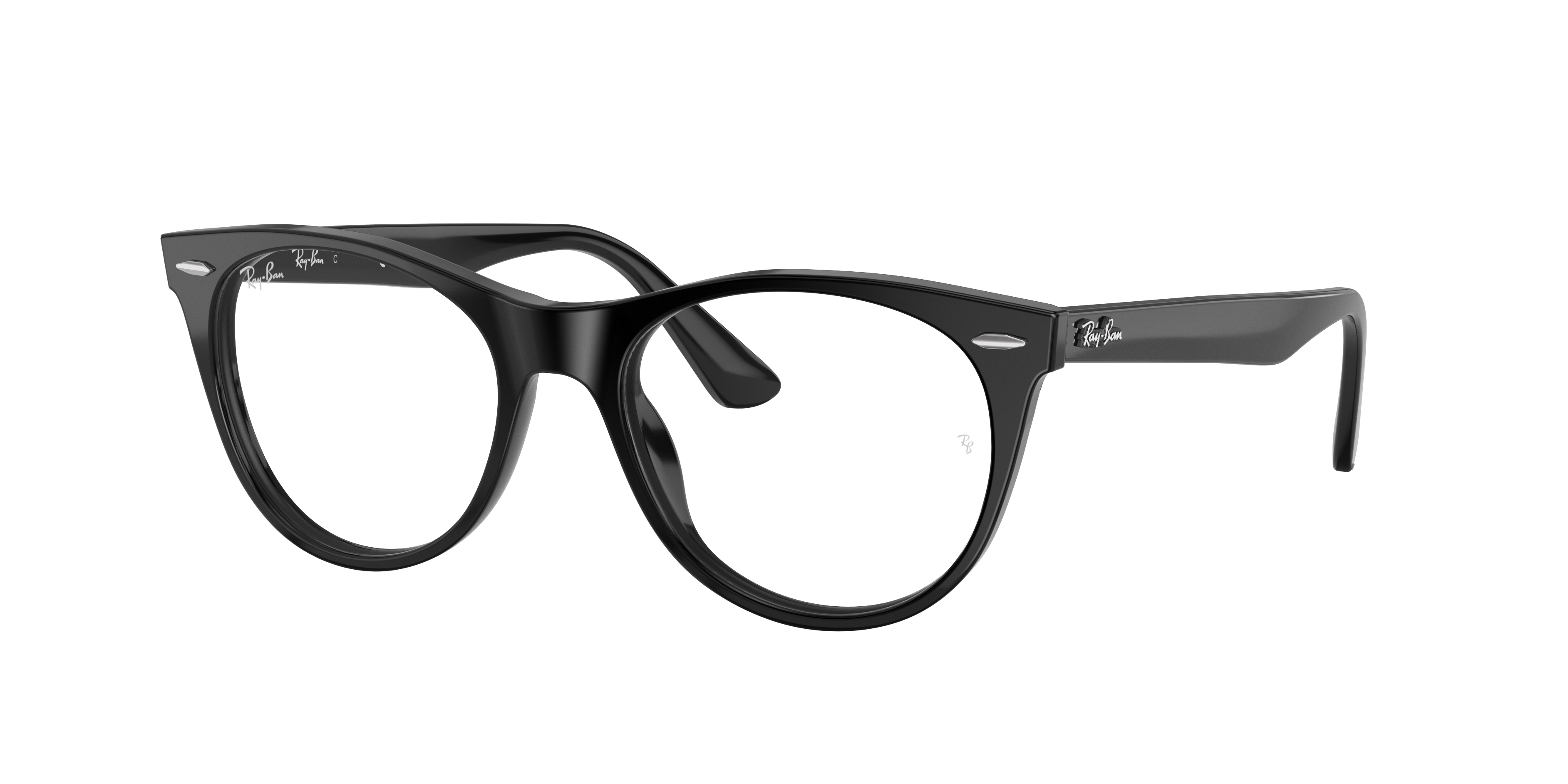 Ray Ban Prescription Glasses Wayfarer Ii Optics Rb2185v Black Acetate 0rx2185v0050 Ray Ban Usa