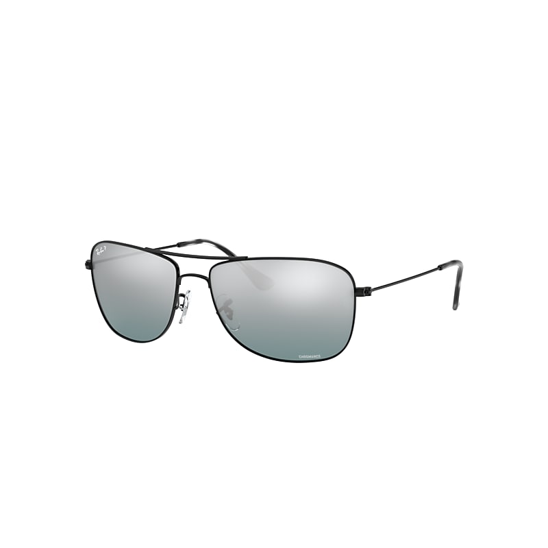 Ray-Ban Rb3543 Chromance Sunglasses Black Frame Grey Lenses Polarized 59-16