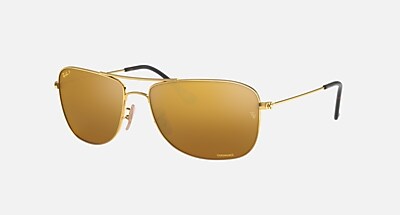 ✨美品✨レイバン　サングラス　ゴールド　RB3542 197/68 偏光レンズ RB3543 CHROMANCE Sunglasses in Gold and Blue - RB3543 | Ray-Ban®