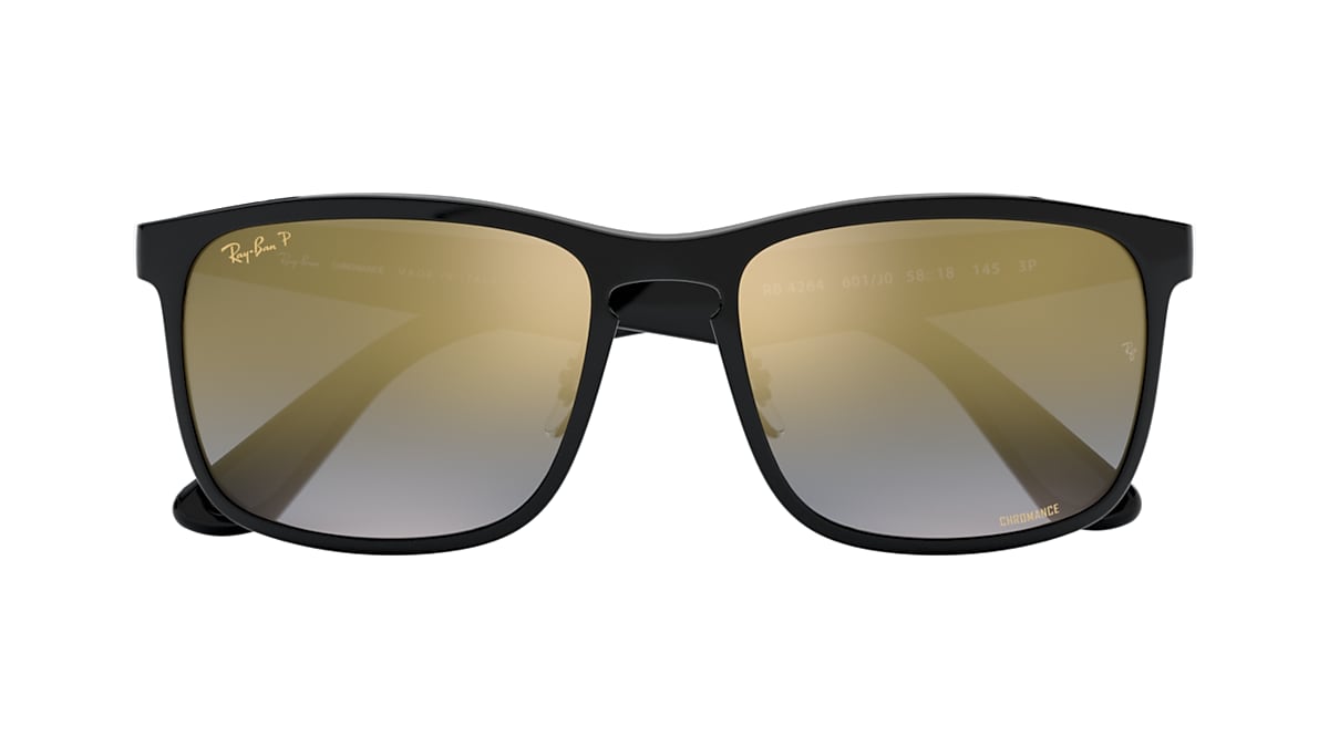 Rb4264 Chromance Sunglasses in Black and Blue | Ray-Ban®