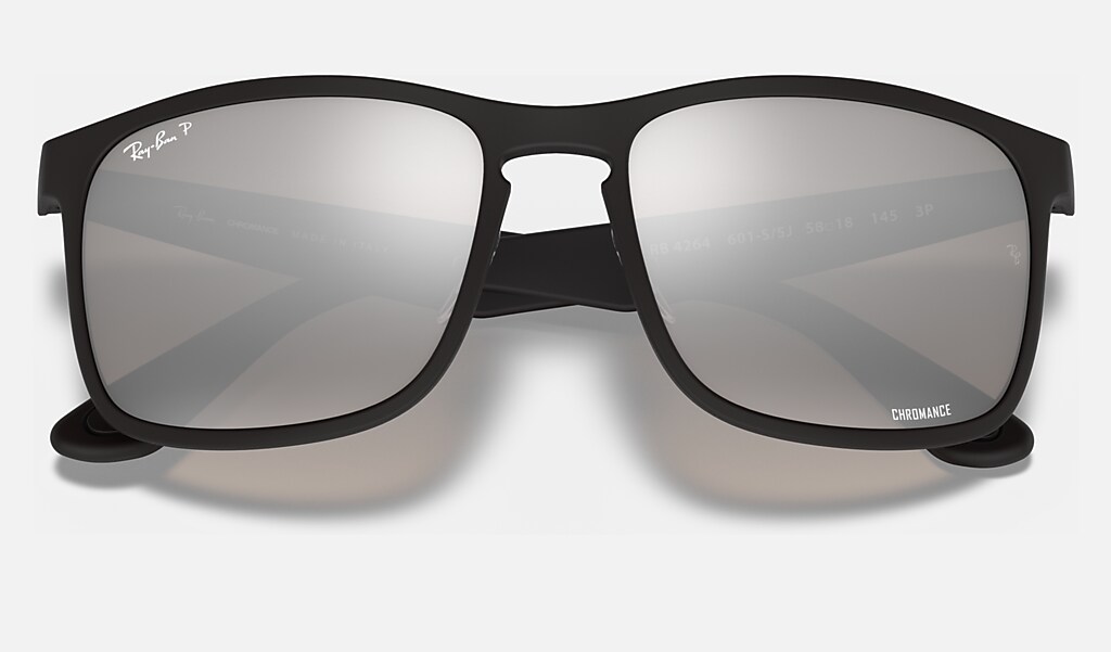 voorjaar Verplicht in beroep gaan Rb4264 Chromance Sunglasses in Black and Silver | Ray-Ban®