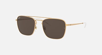 RB3588 Sunglasses in Rubber Black and Dark Blue - RB3588
