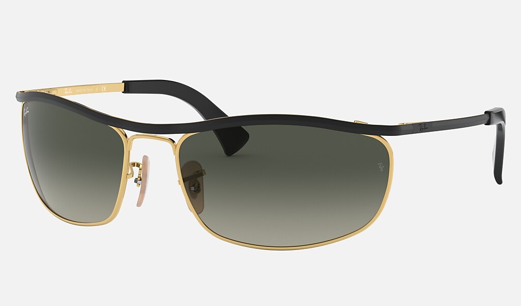 Implementeren Transformator Janice Olympian Sunglasses in Black and Grey | Ray-Ban®
