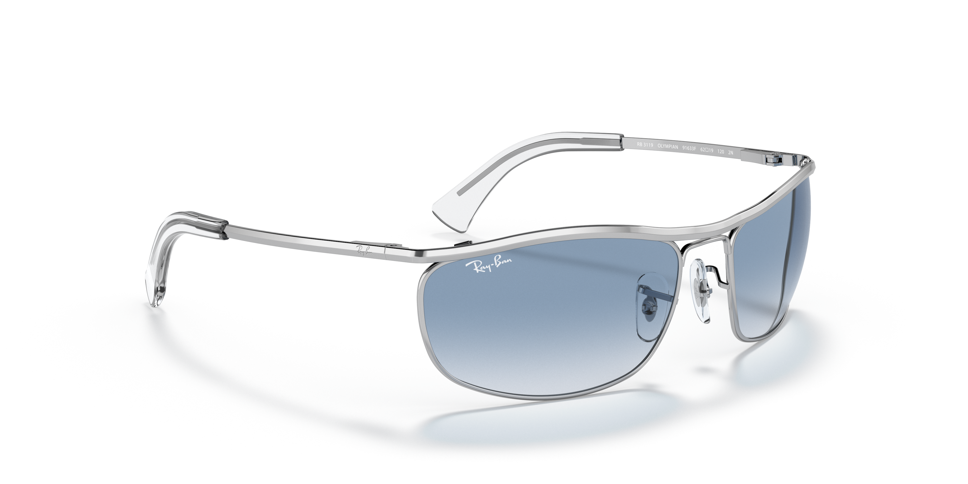 ray ban olympian silver