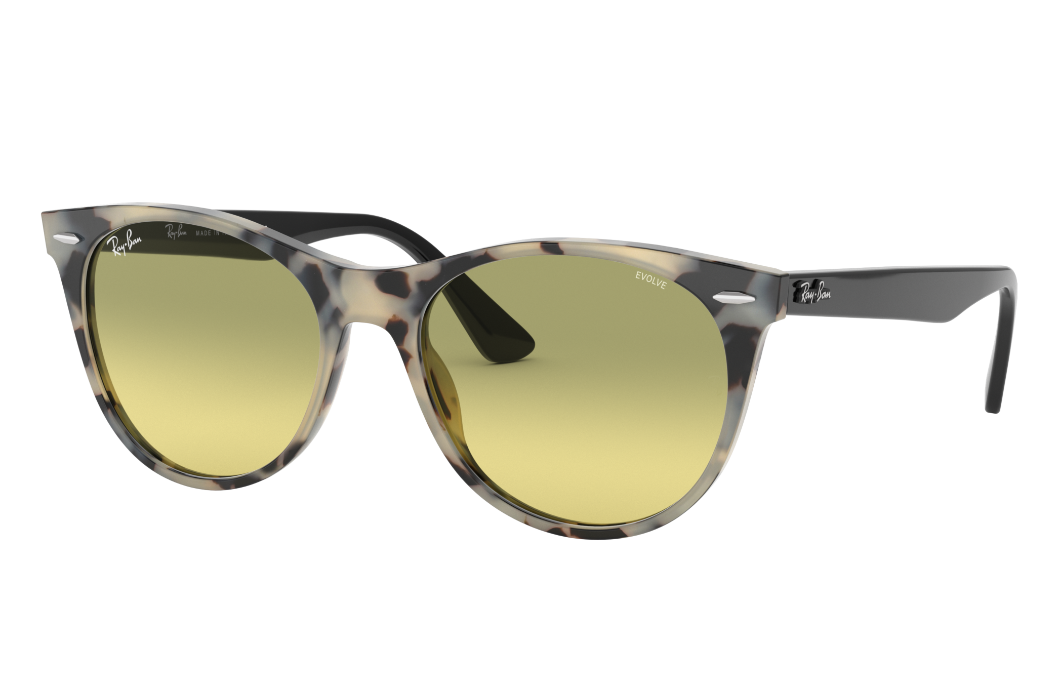ray bans with yellow lenses