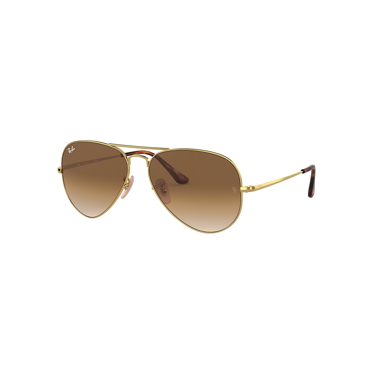 AVIATOR METAL II Sunglasses in Arista Gold and Light Brown