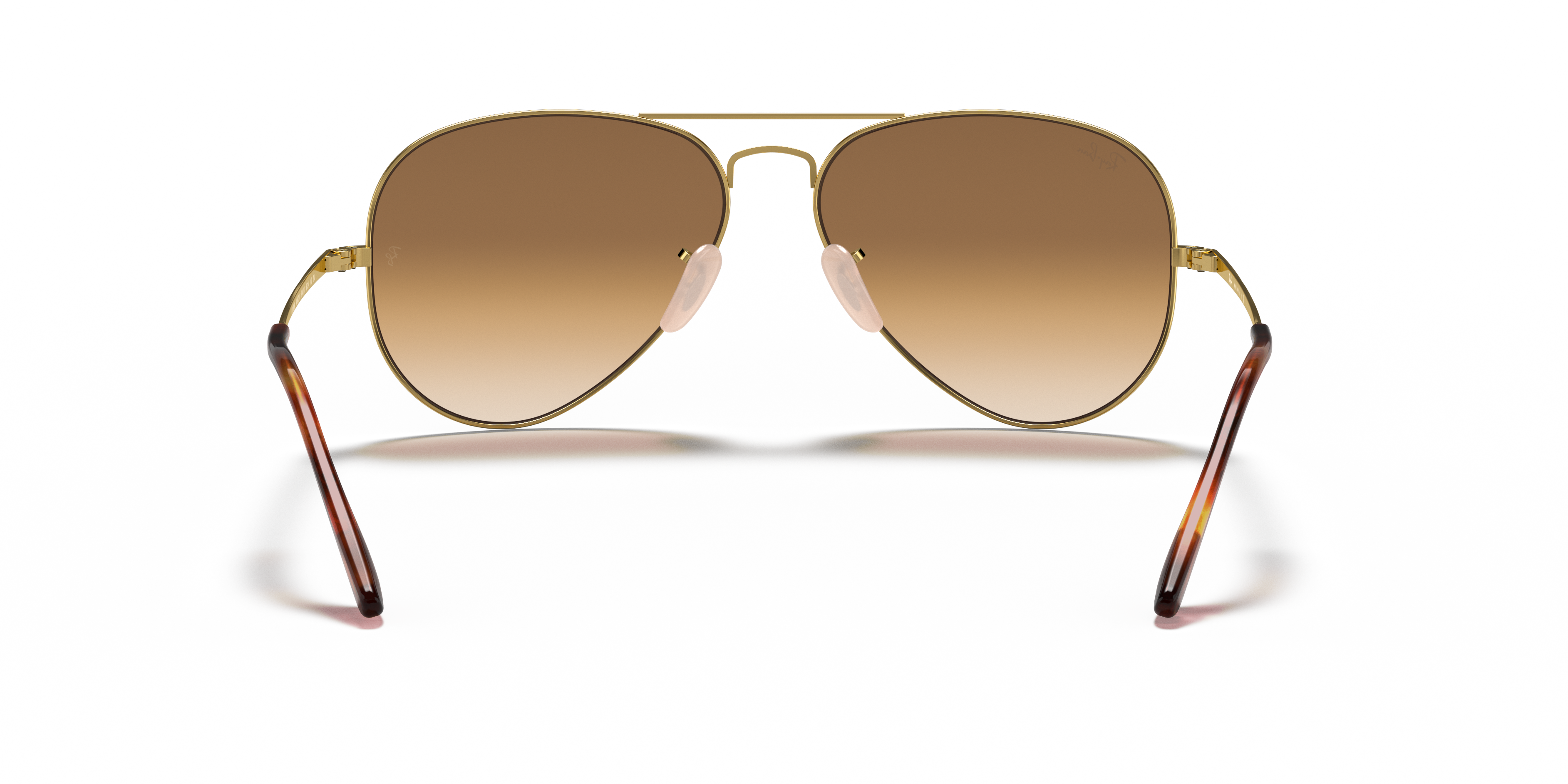 ray ban bronze gold frame