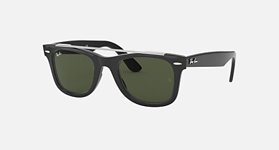 レア　USA製 B&L RAY-BAN WAYFARERⅡ Limited DX Vintage B&L Ray Ban USA Wayfarer II 54mm Black & white