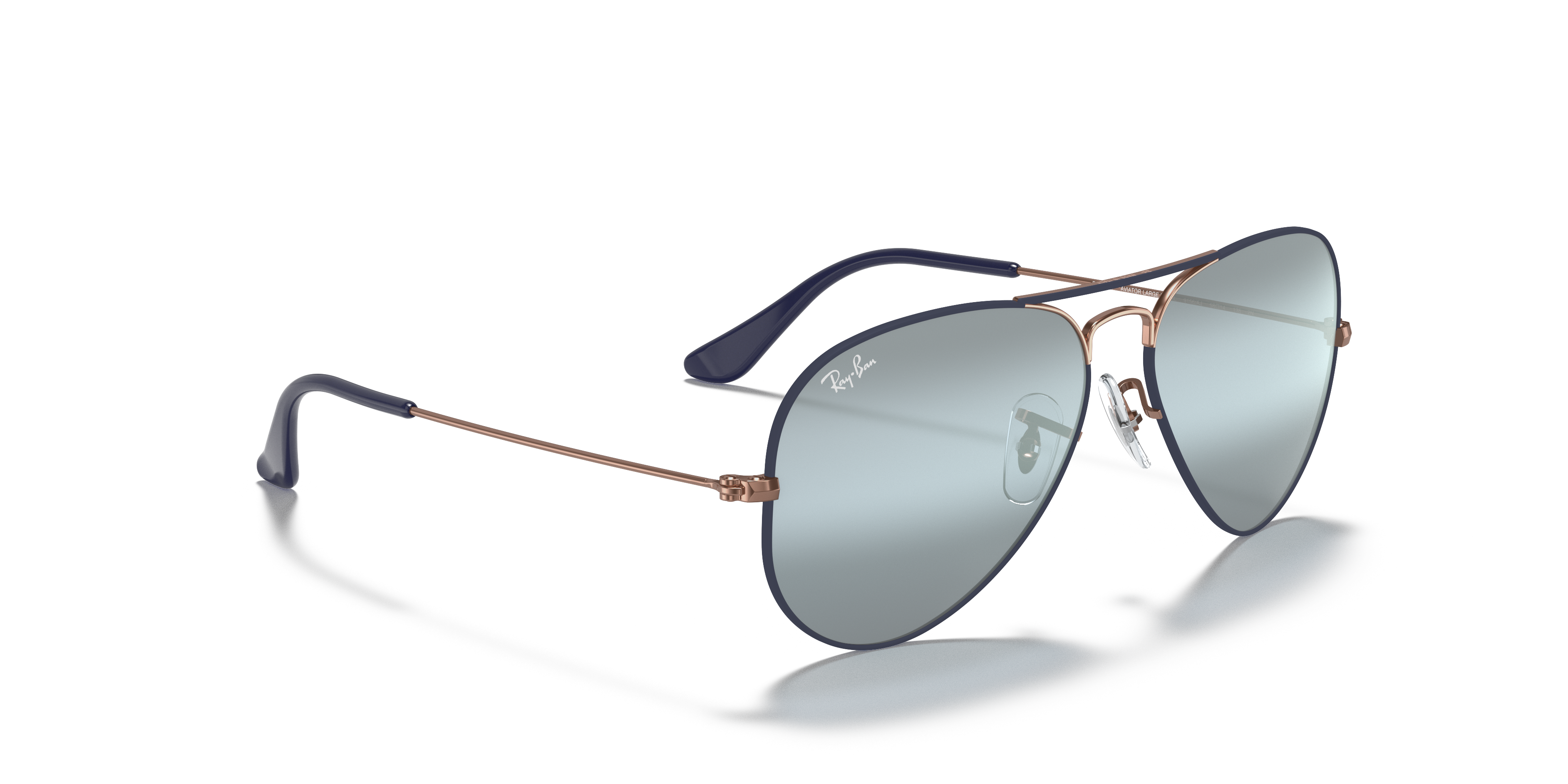 ray ban aviator espejo hombre