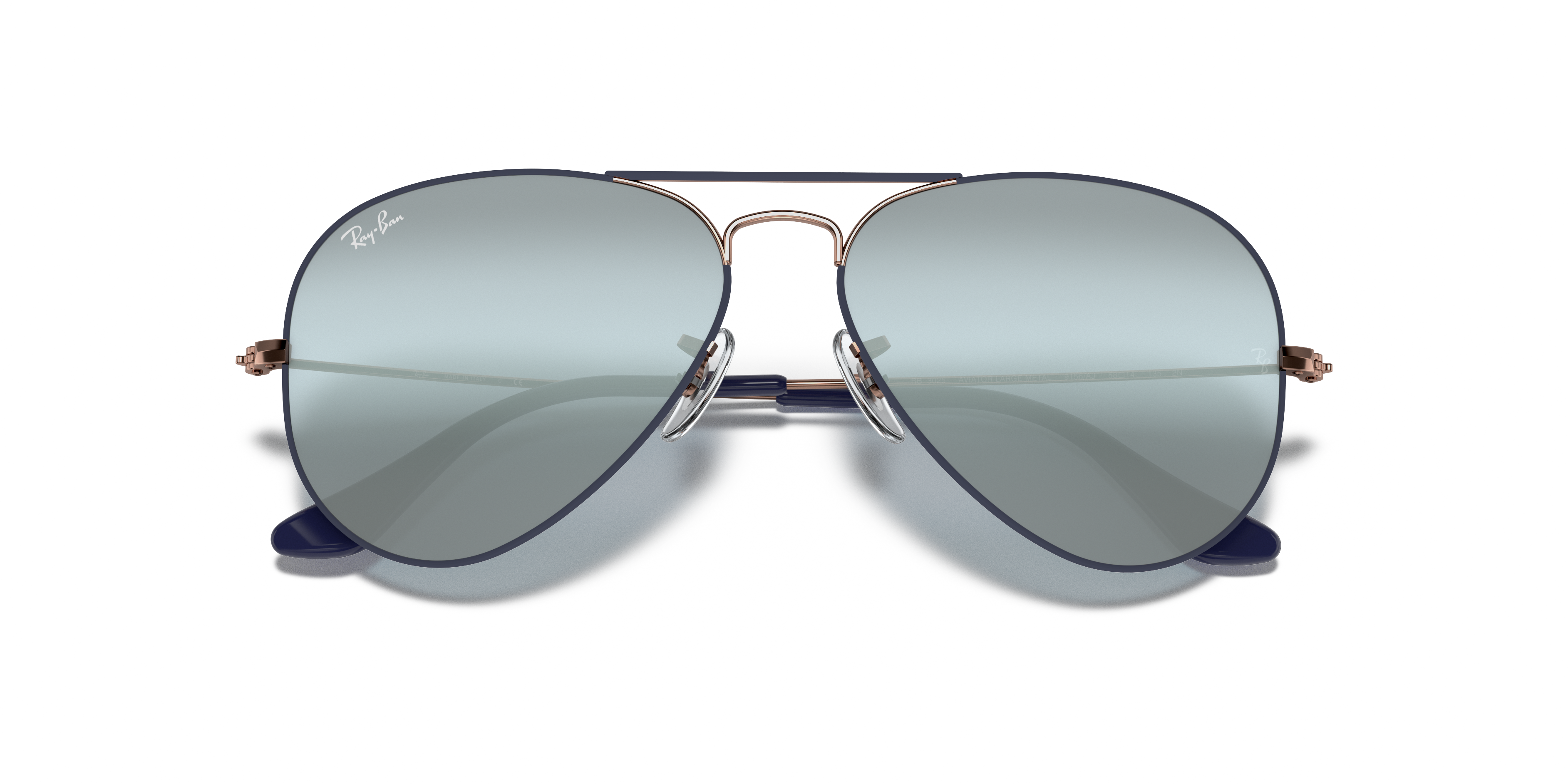 ray ban aviators mirrored lenses mens