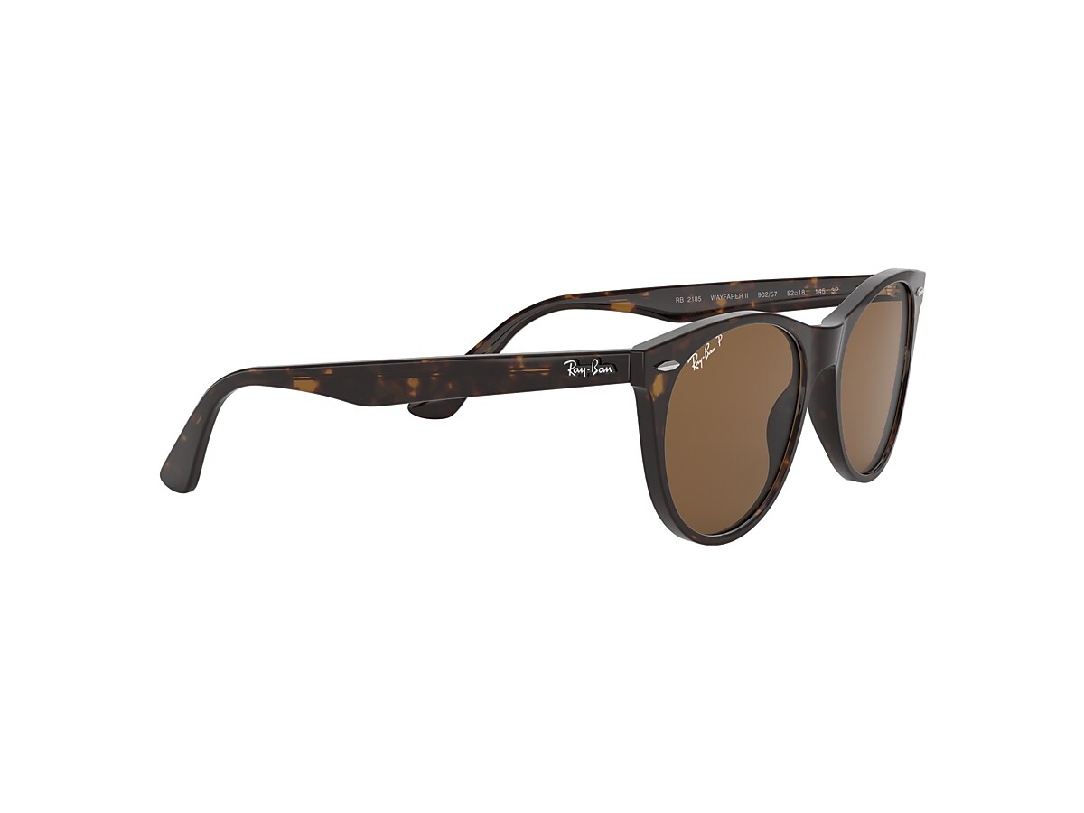 Wayfarer Ii Classic Sunglasses in Spotted Havana and Brown | Ray-Ban®