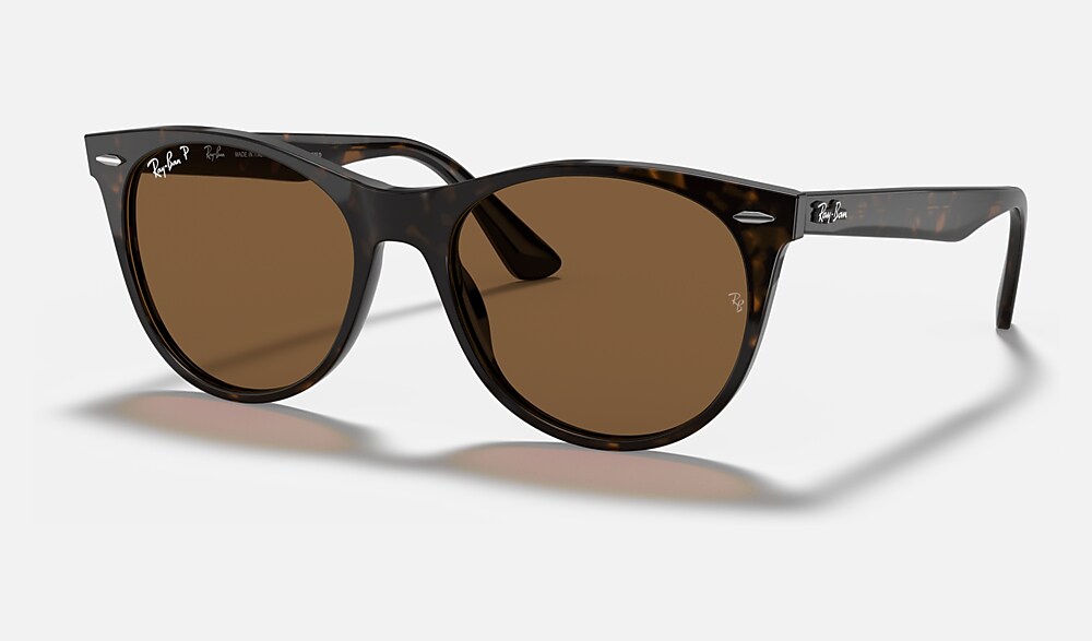 WAYFARER CLASSIC Sunglasses in Spotted Havana and Brown - RB2185 | Ban® CA
