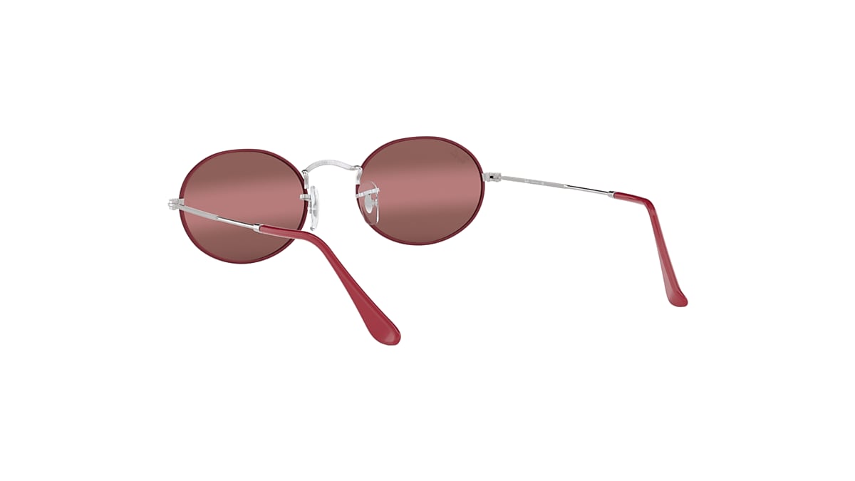 Oval Sunglasses in Bordeaux and Purple | Ray-Ban®