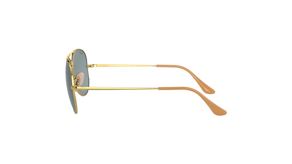 AVIATOR METAL II Sunglasses in Gold and Blue - RB3689 | Ray-Ban® US