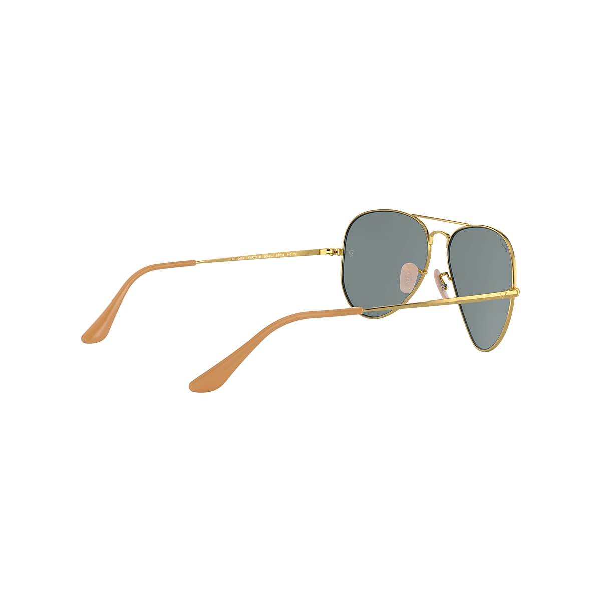 AVIATOR METAL II Sunglasses in Gold and Blue - RB3689 | Ray-Ban® US