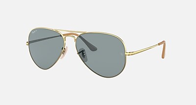 AVIATOR METAL II Sunglasses in Gunmetal and Black - RB3689 | Ray-Ban®