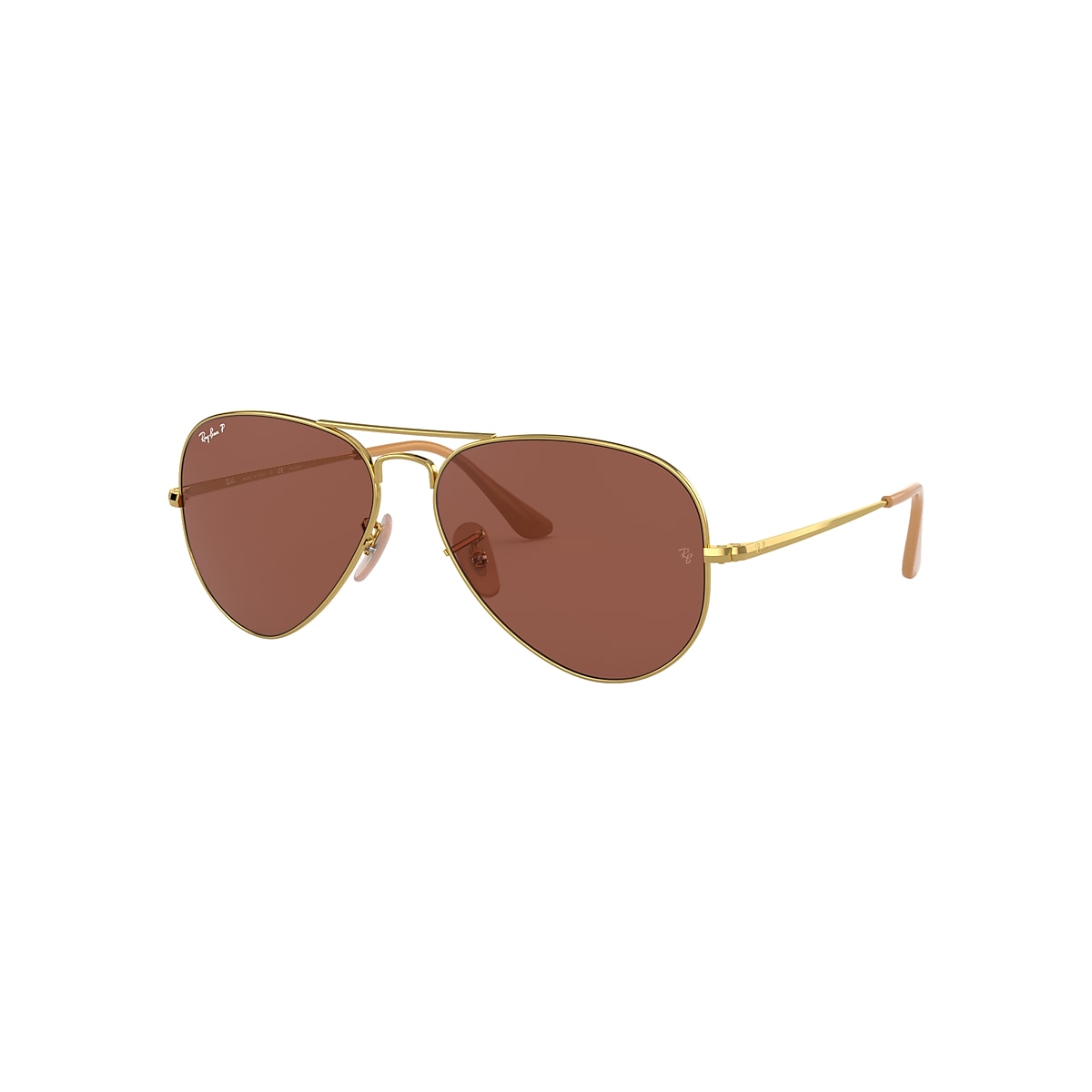 AVIATOR METAL II Sunglasses in Gold and Violet - RB3689 | Ray-Ban® US