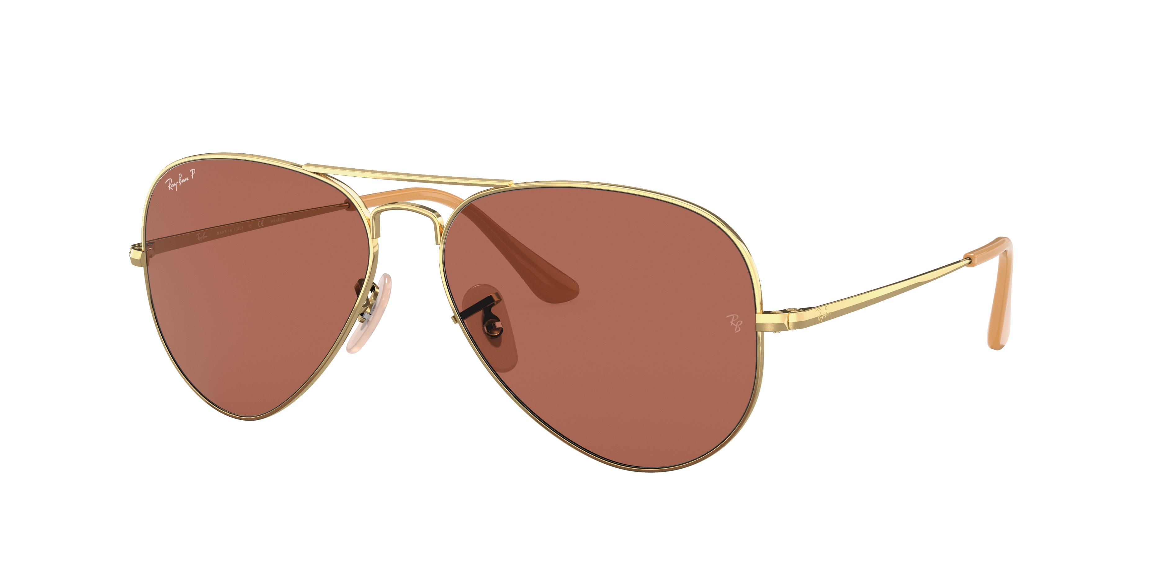 Zonder hoofd Traditie Nieuwe betekenis Aviator Metal Ii Sunglasses in Gold and Purple | Ray-Ban®