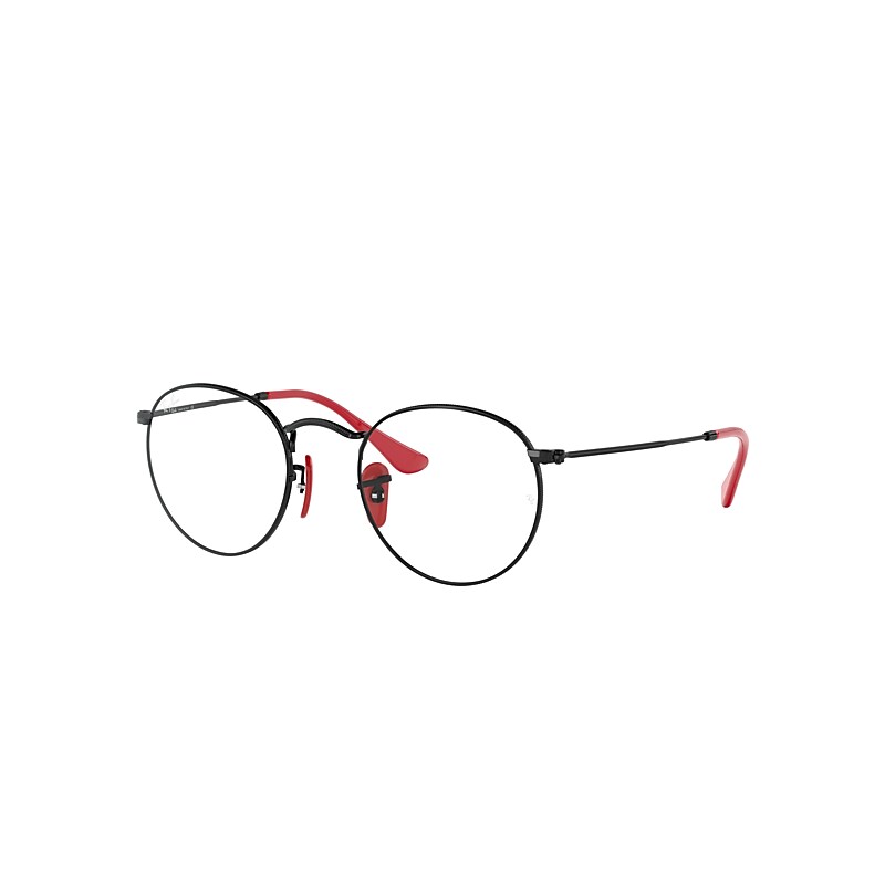 Ray-Ban Rb3447vm Scuderia Ferrari Collection Eyeglasses Black Frame Clear Lenses 50-21
