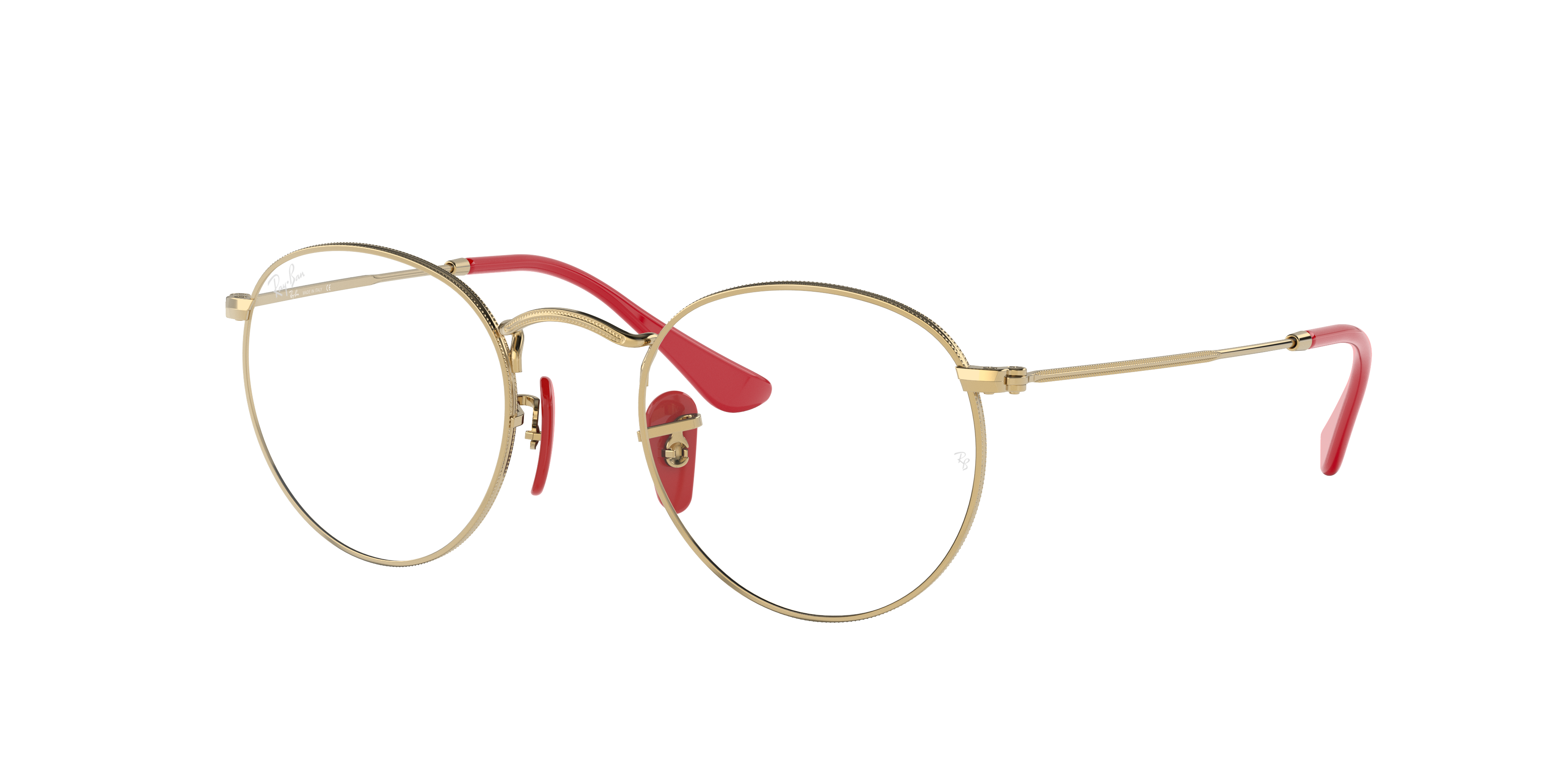 ray ban eyeglasses gold frame