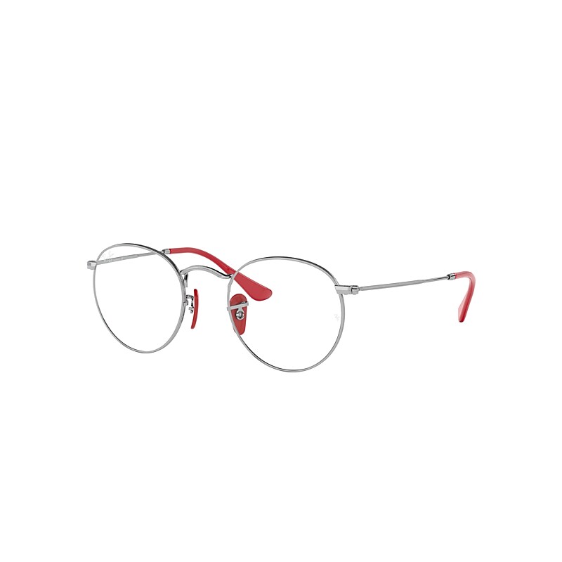 Ray-Ban Rb3447vm Scuderia Ferrari Collection Eyeglasses Silver Frame Clear Lenses 47-21