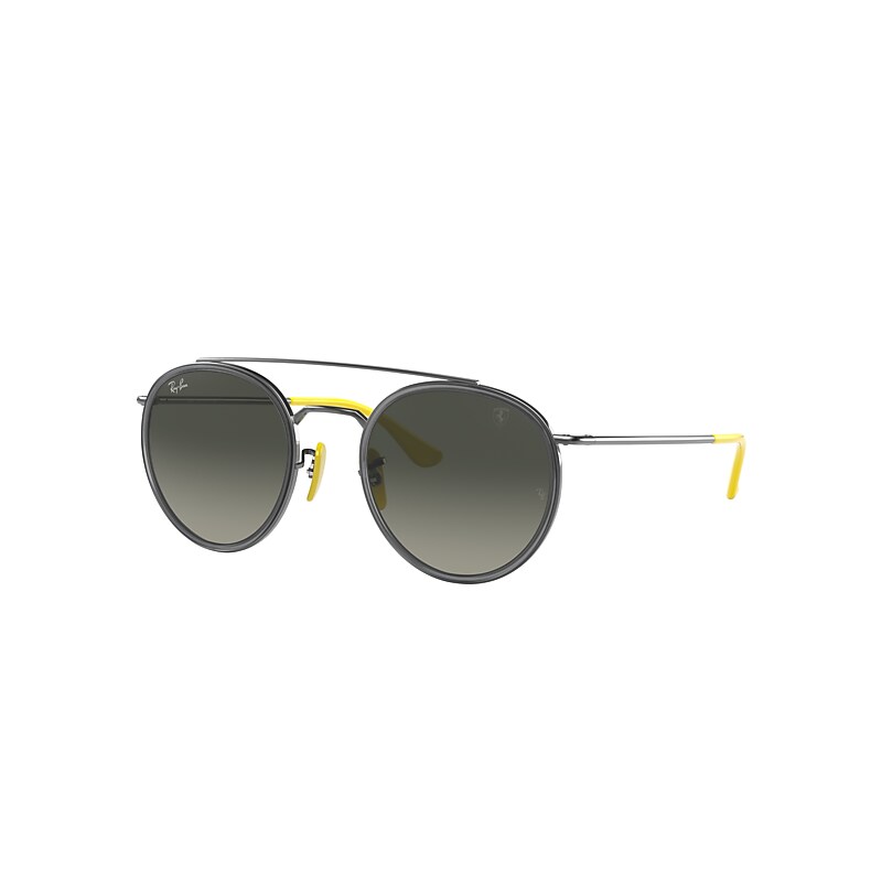 Ray-Ban Rb3647m Scuderia Ferrari Collection Sunglasses Gunmetal Frame Grey Lenses 51-22