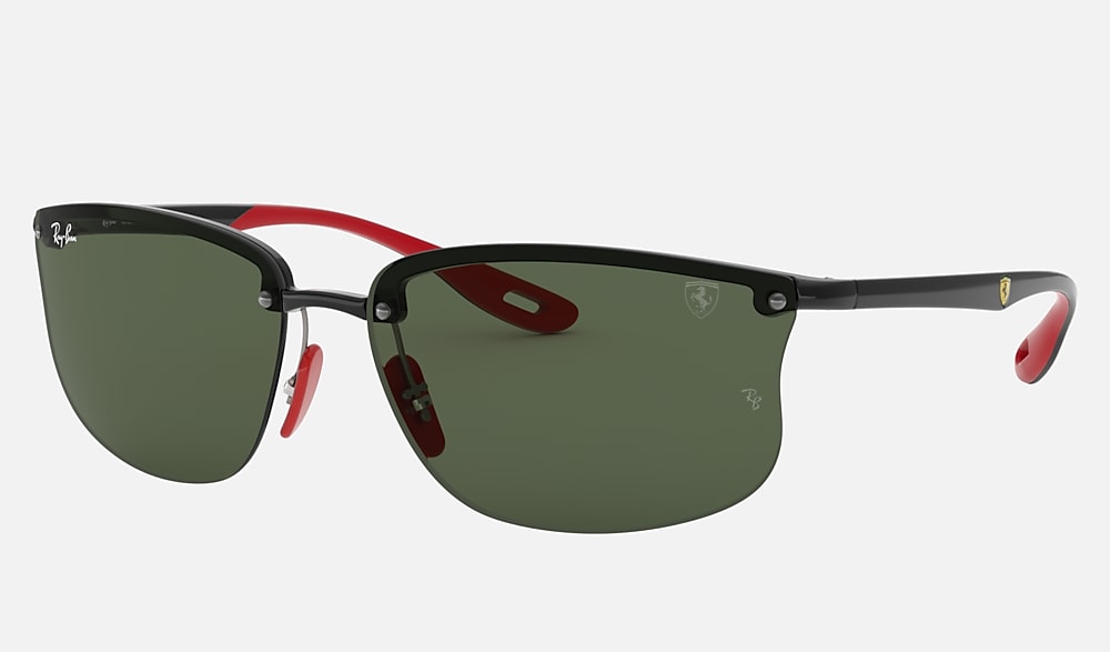 Black Sunglasses in Green and Rb4322m Scuderia Ferrari Collection | Ray-Ban®