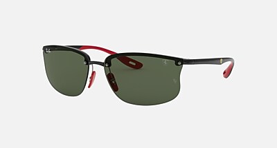 Ray-Ban Ferrari RB4322-M 偏光 ドライブ スポーツ UV RB4322M SCUDERIA FERRARI COLLECTION Sunglasses in Black and Green