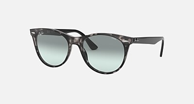 Ray-Ban Wayfarer II RB2185F 1250/AD グレイ WAYFARER II CLASSIC Sunglasses in Black and G-15 Green