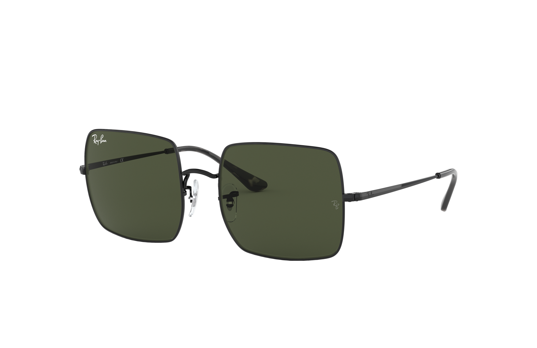 ray ban black square sunglasses