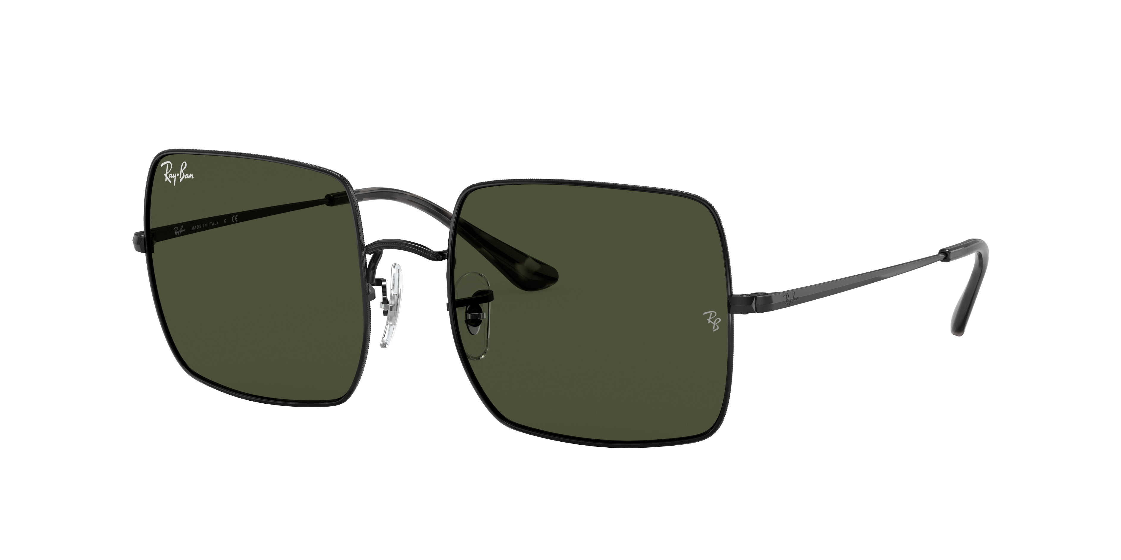 Black Sunglasses in Green and Square 1971 Classic | Ray-Ban®