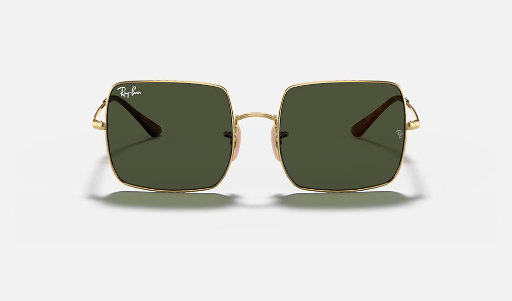 SQUARE 1971 CLASSIC Sunglasses in Gold and Green - RB1971 | Ray